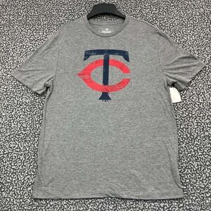 Minnesota Twins Donaldson‎ #24 Shirt Men Large Gray Fanatics Short Sleeve New L